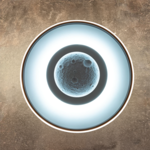 LED-Deckenlampe Mond